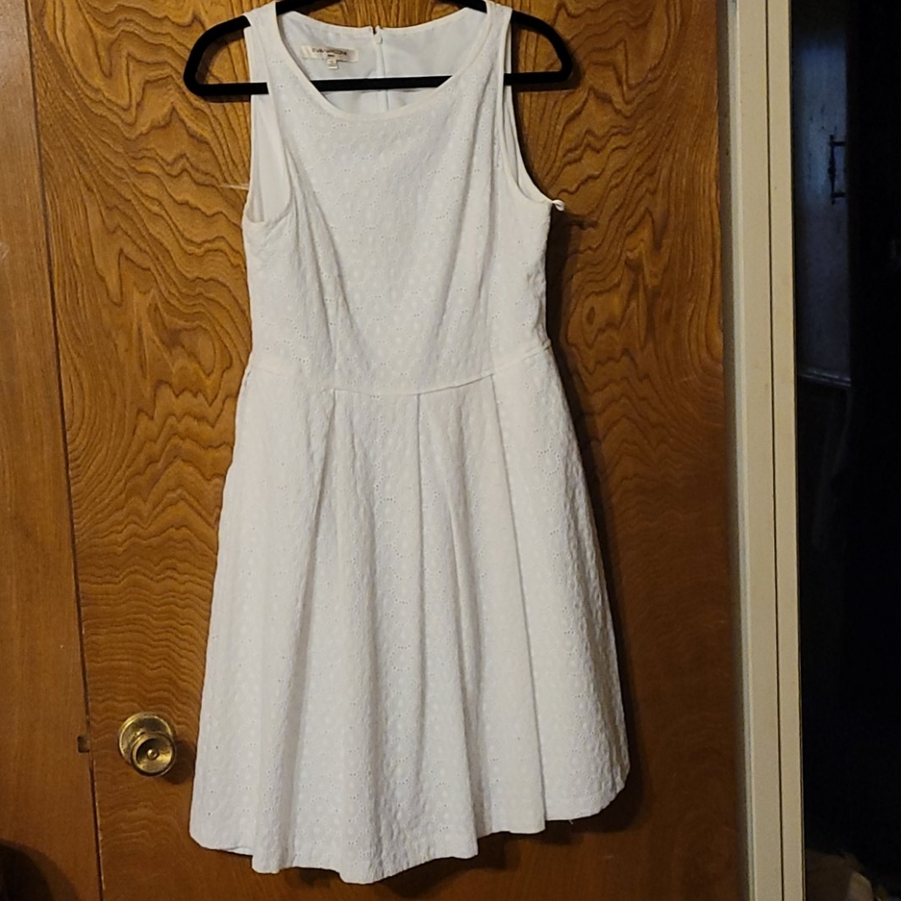 White Evan Picone summer dress 12